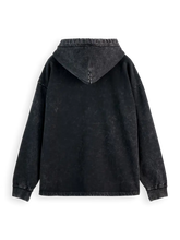 SCOTCH AND SODA Washed Artwork Loose-Fit Hoodie at Gravity NYC